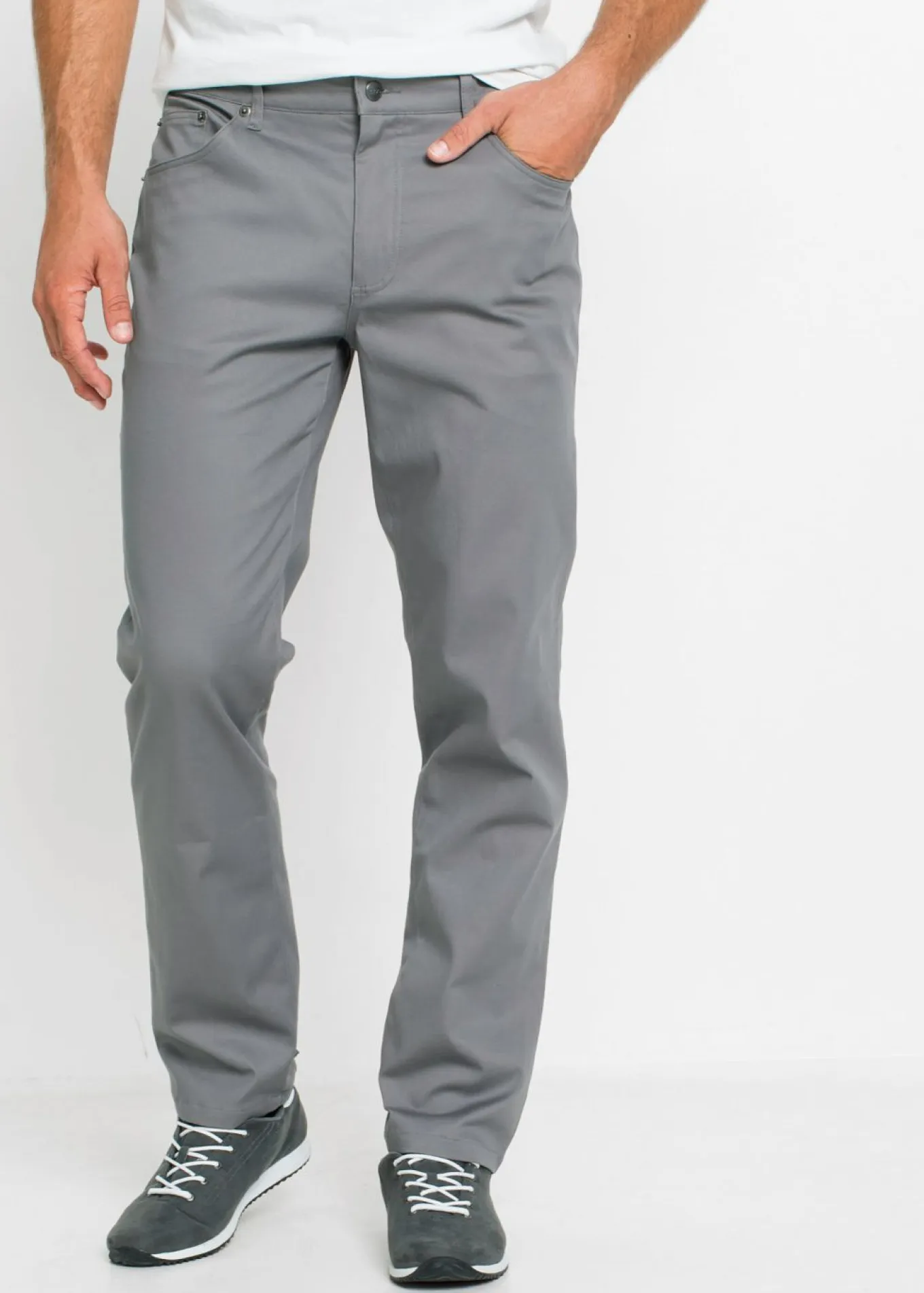 Pantalones térmicos, elásticos y rectos de corte regular