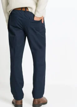 Pantalones térmicos, elásticos y rectos de corte regular