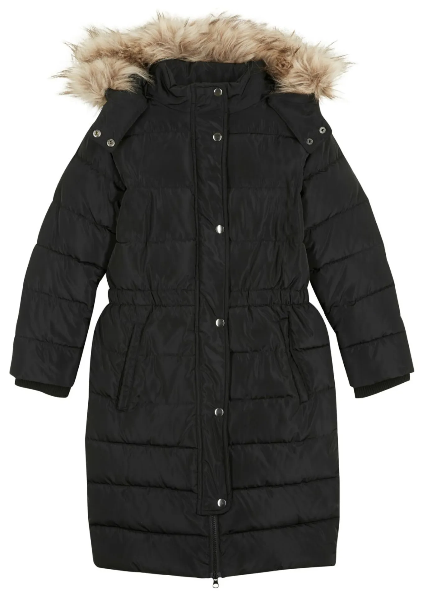 Parka acolchada de invierno con capucha desmontable