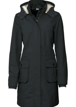 Parka con capucha forrada de tejido polar