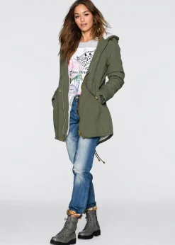 Parka con forro polar