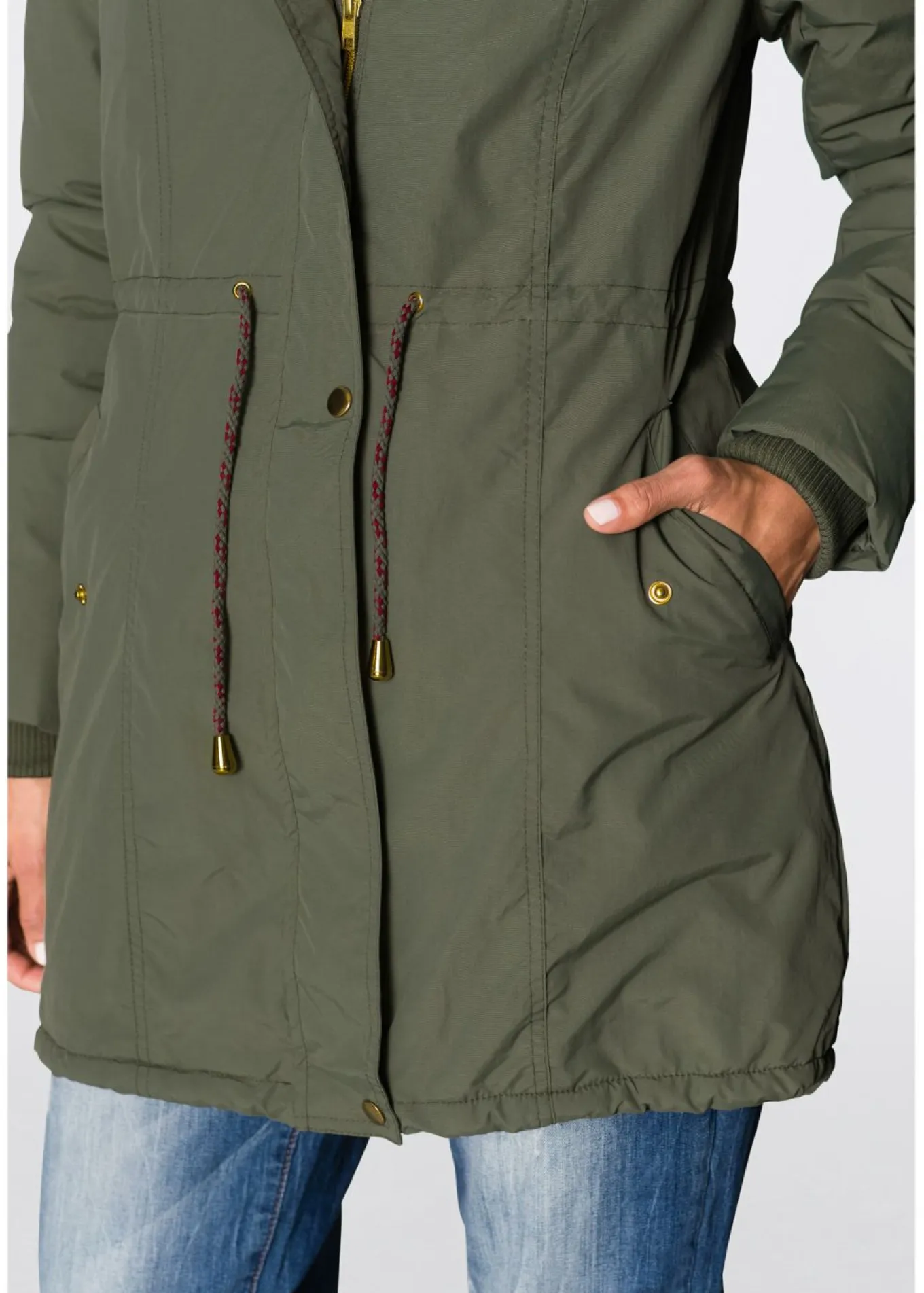 Parka con forro polar