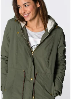 Parka con forro polar