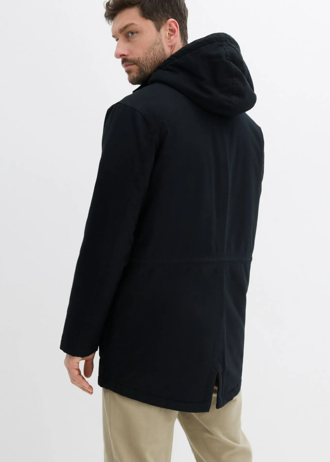 Parka de invierno con forro polar