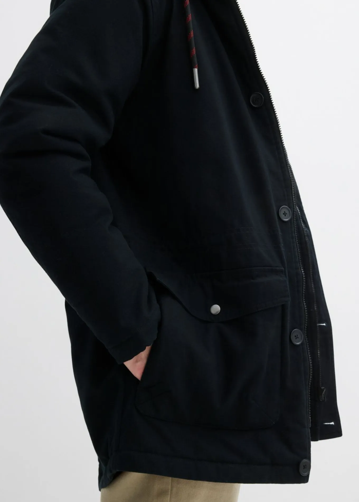 Parka de invierno con forro polar