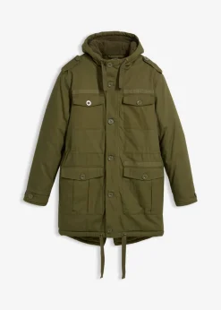 Parka de invierno con forro polar