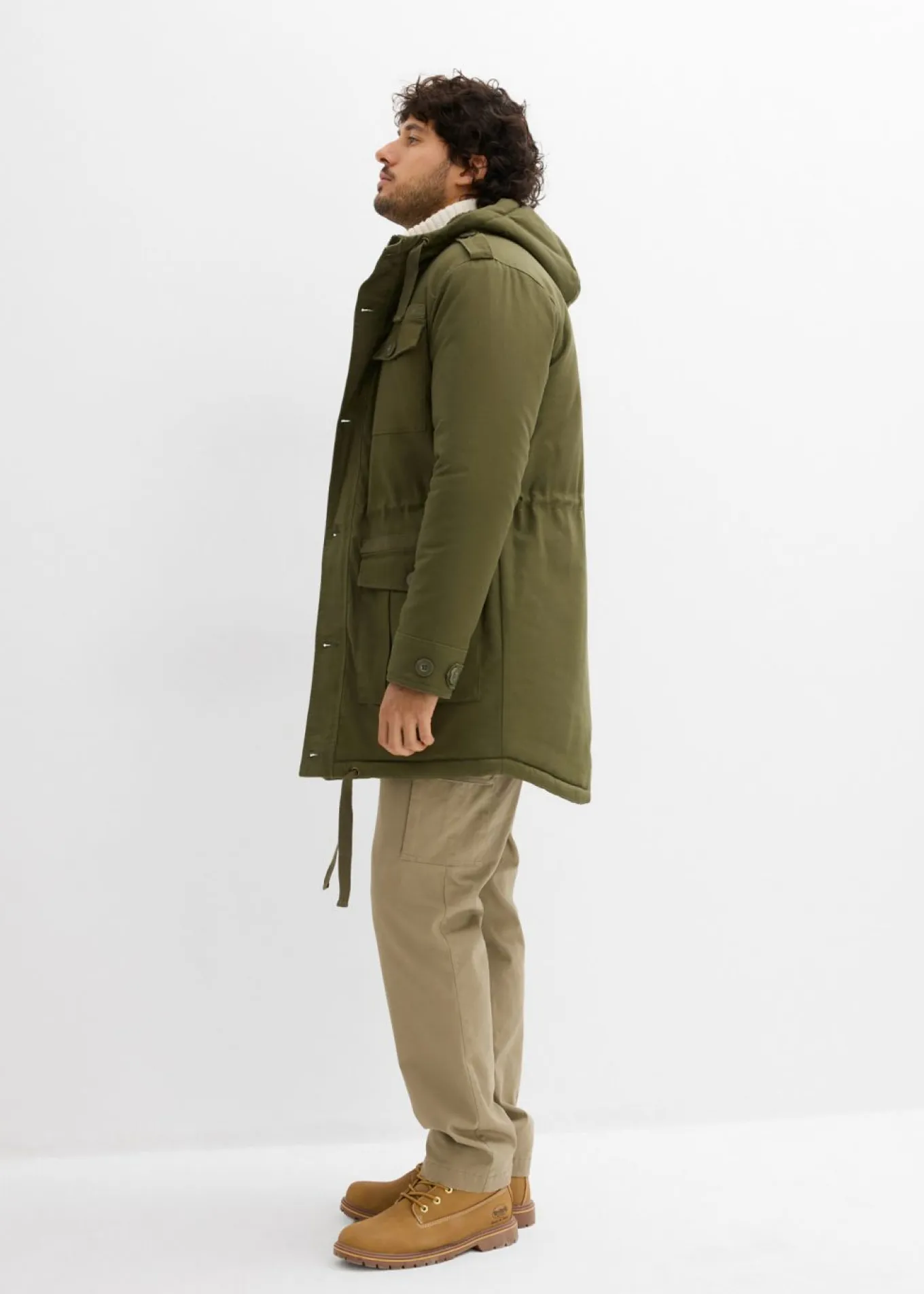Parka de invierno con forro polar