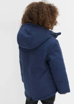 Parka de invierno con forro de peluche, repelente al agua