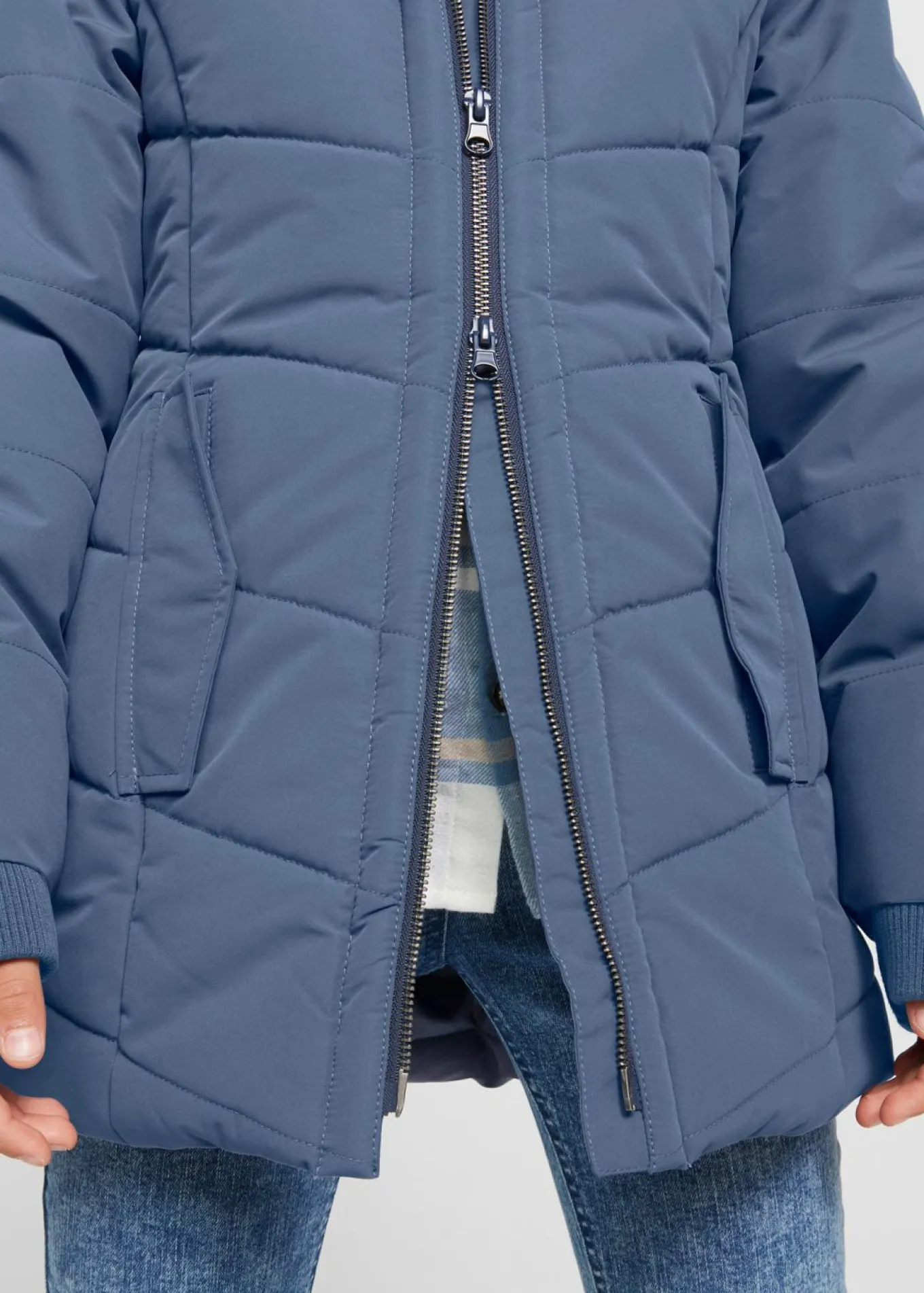 Parka de invierno impermeable con capucha