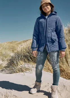 Parka de invierno impermeable con capucha