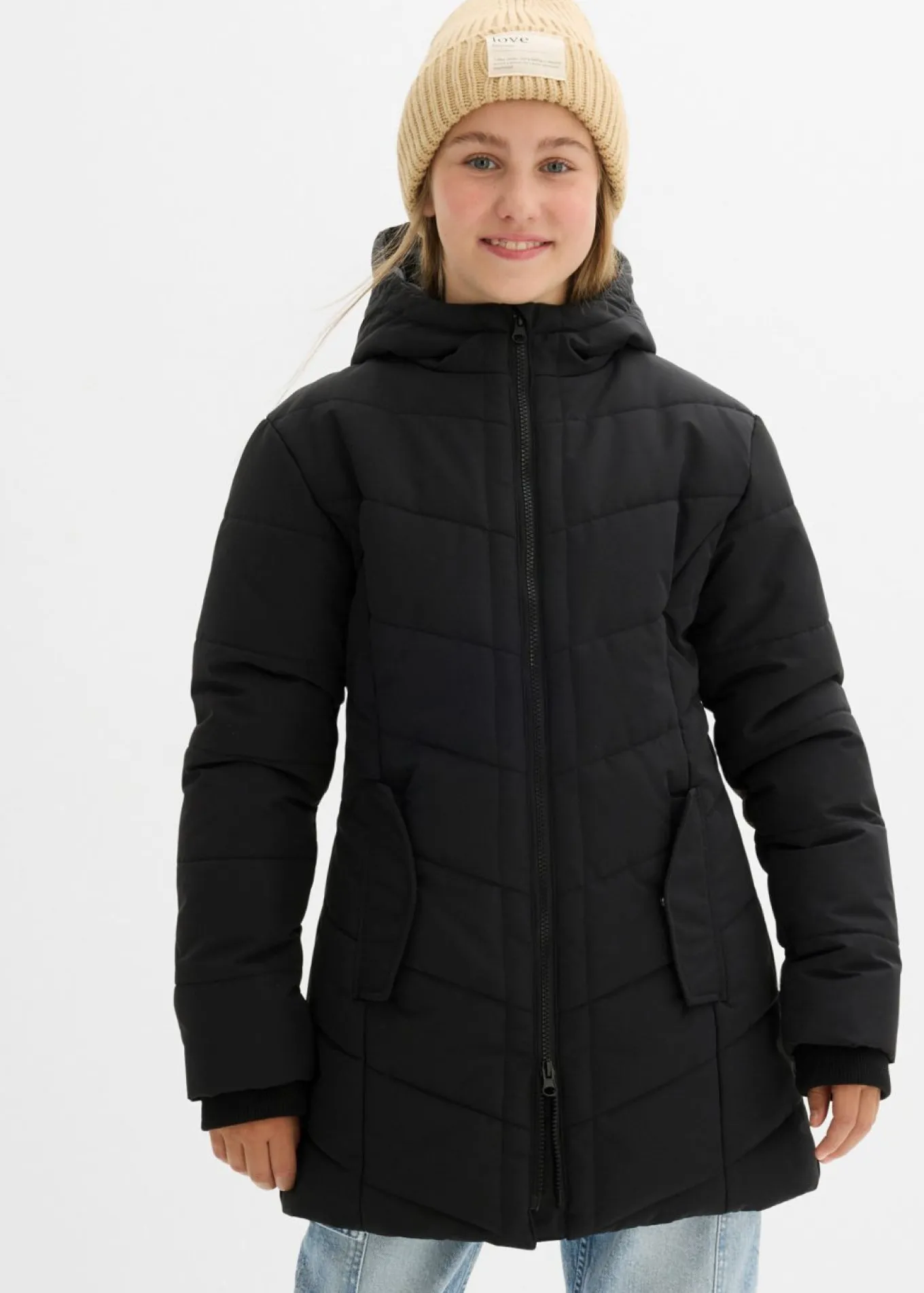 Parka de invierno impermeable con capucha