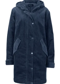 Parka de pana con forro suave