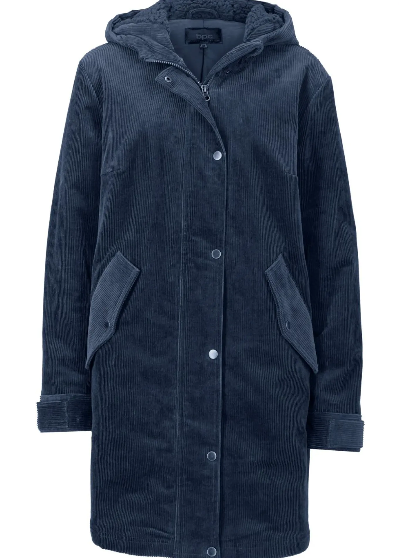 Parka de pana con forro suave