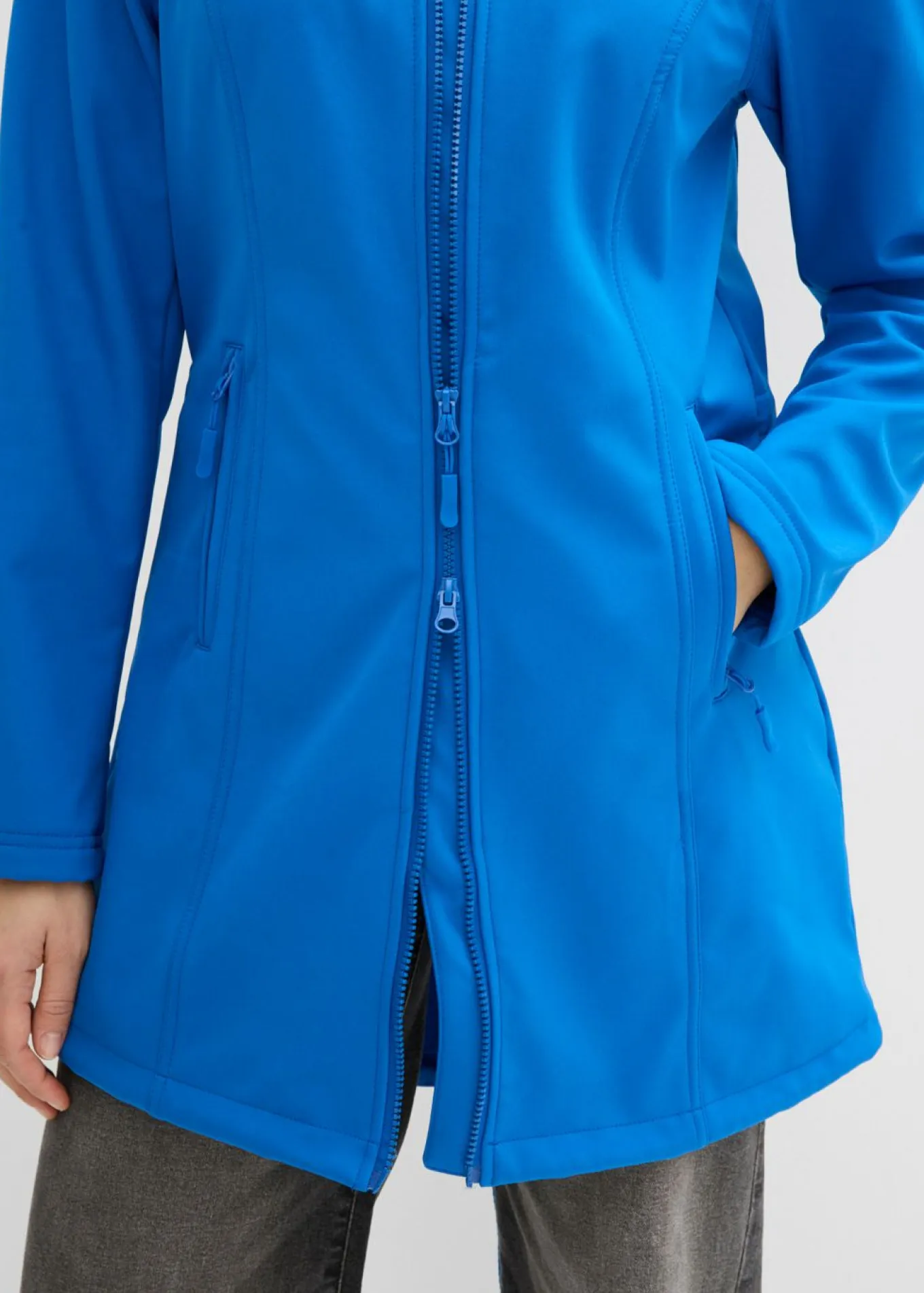 Parka de softshell repelente al agua