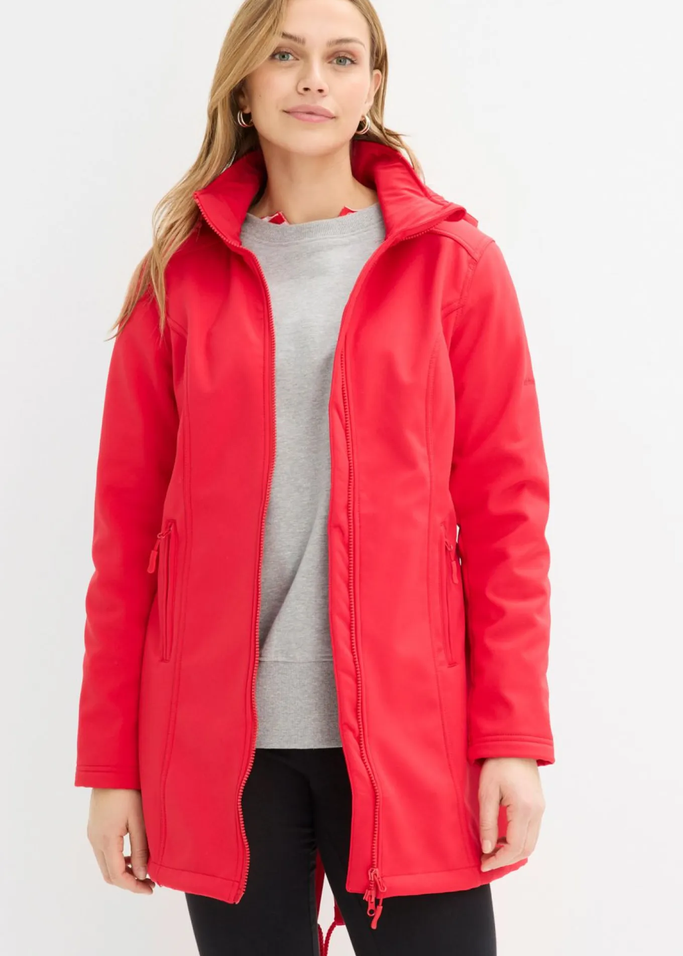 Parka de softshell repelente al agua