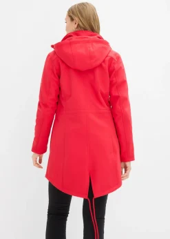 Parka de softshell repelente al agua