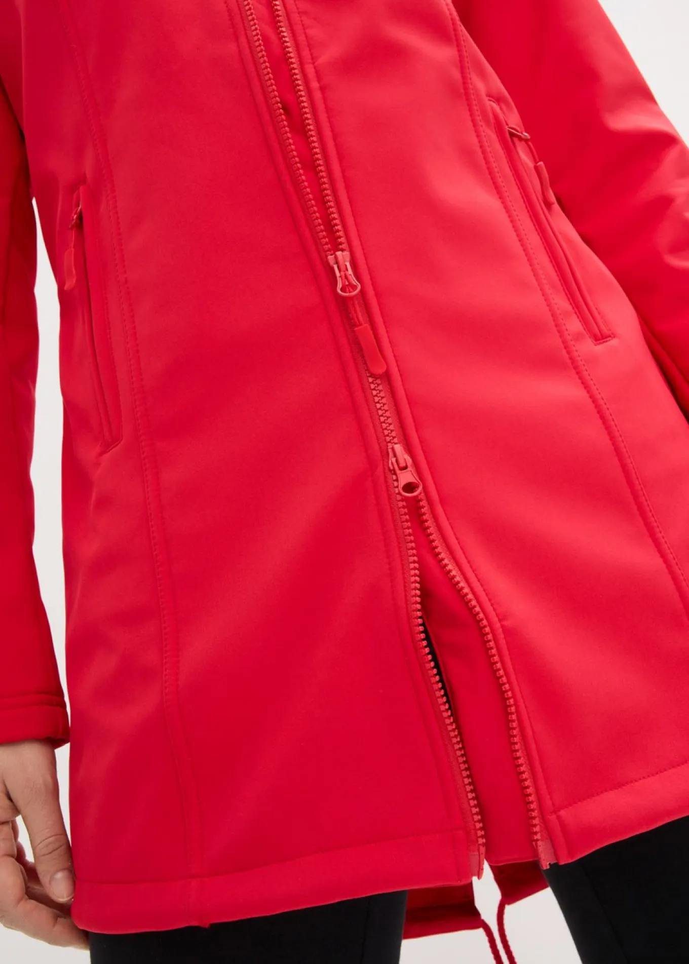 Parka de softshell repelente al agua