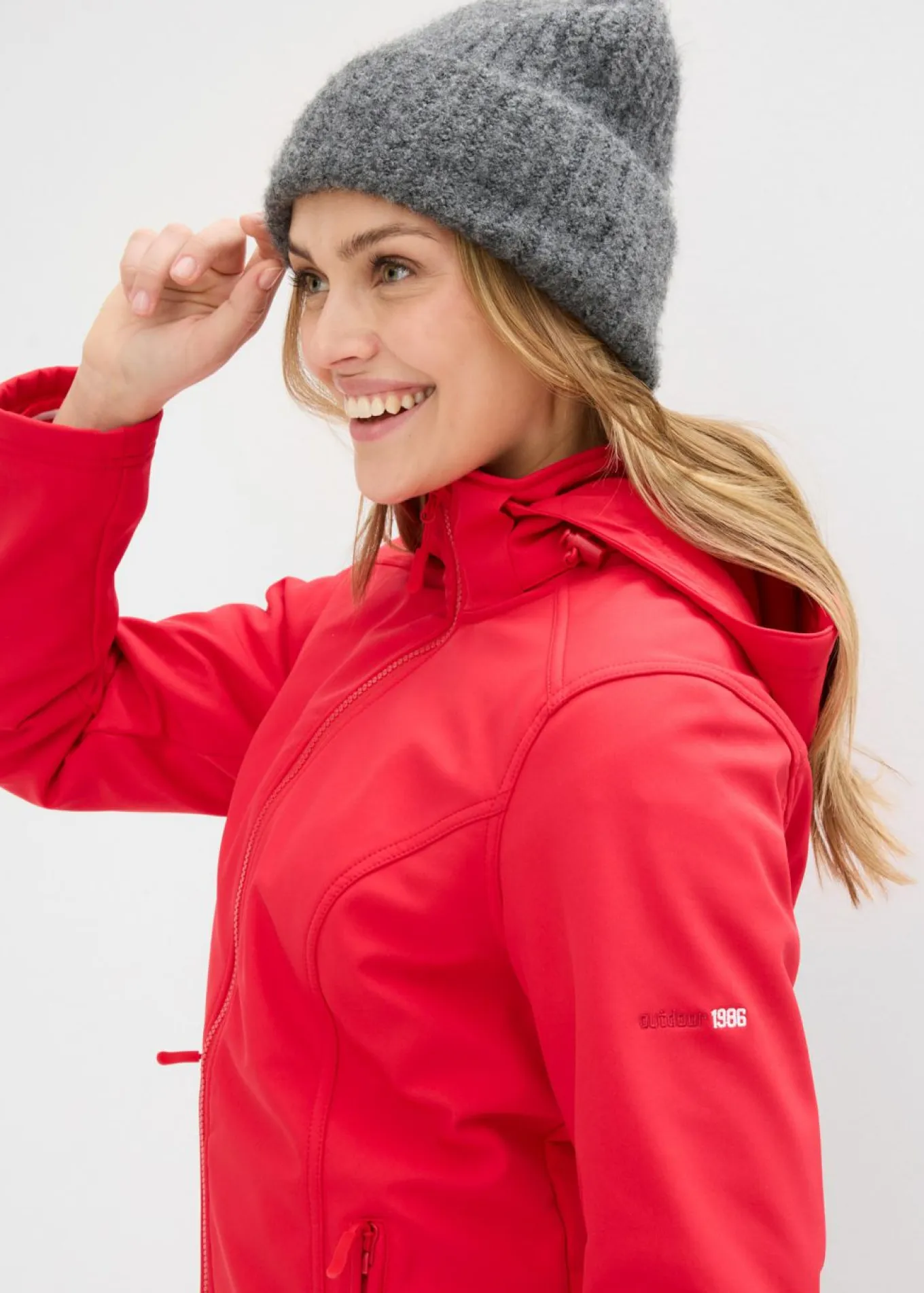 Parka de softshell repelente al agua
