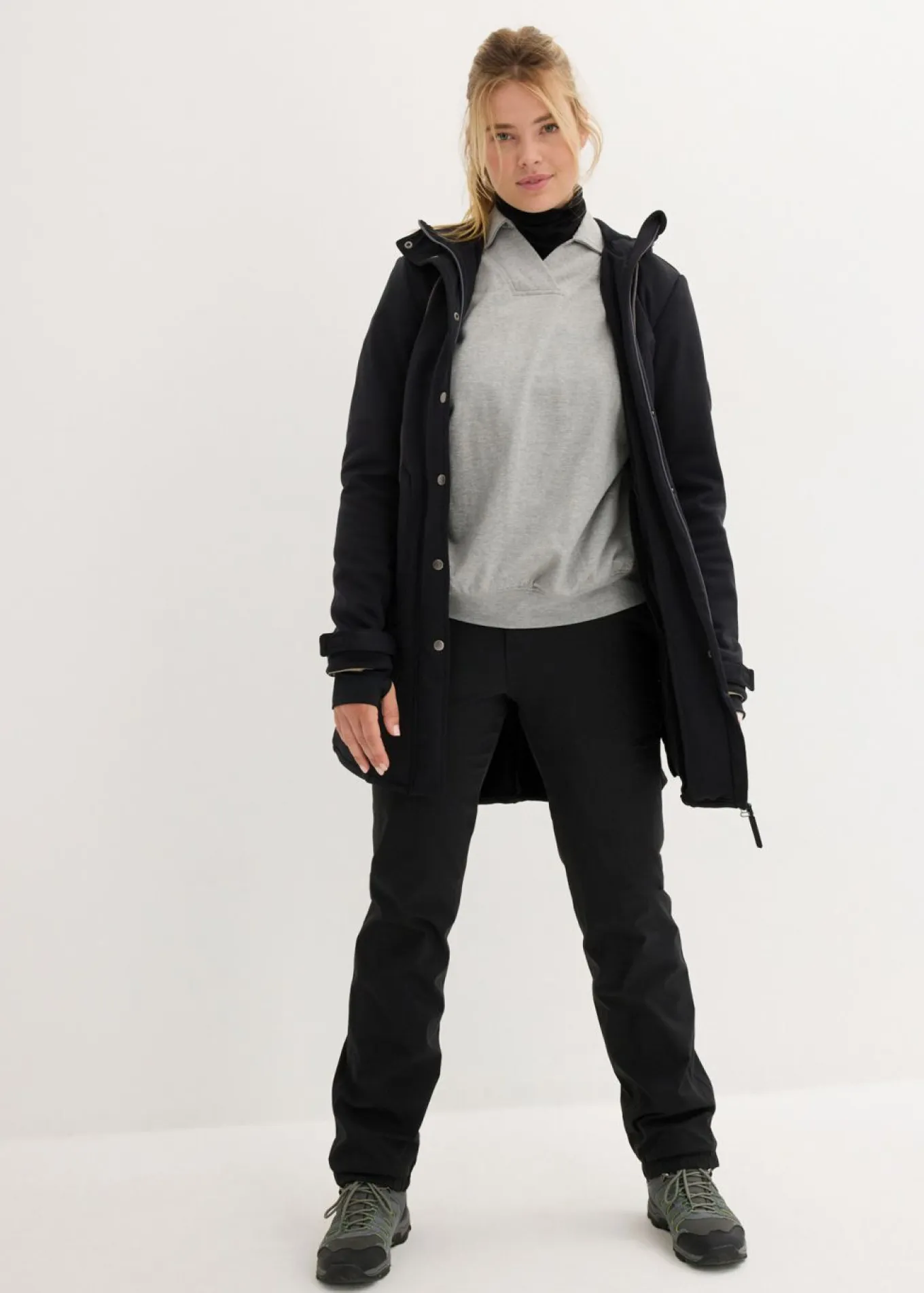Parka de tejido Softshell