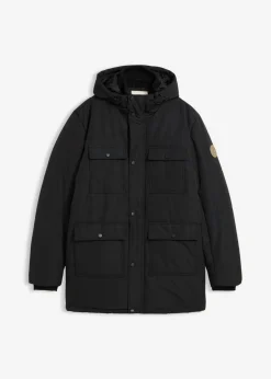 Parka funcional acolchada con prácticos bolsillos, impermeable