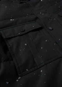 Parka funcional acolchada con prácticos bolsillos, impermeable