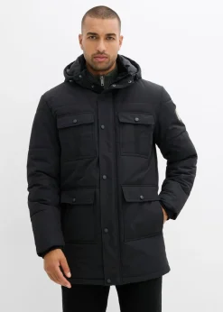 Parka funcional acolchada con prácticos bolsillos, impermeable