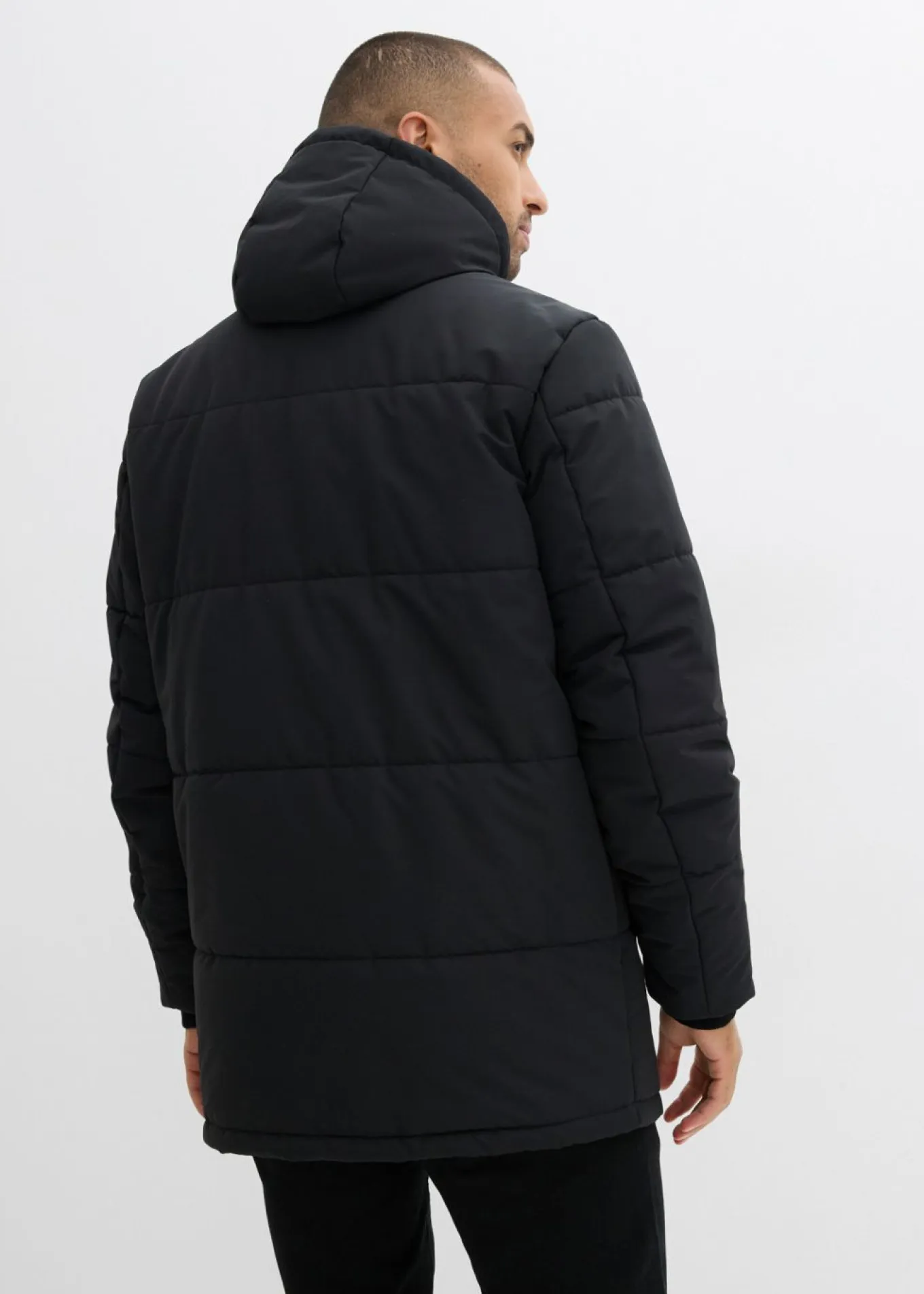 Parka funcional acolchada con prácticos bolsillos, impermeable