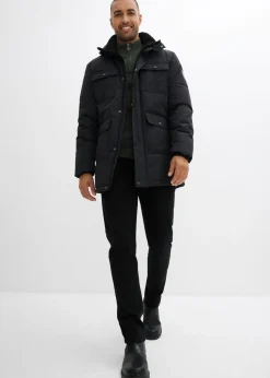 Parka funcional acolchada con prácticos bolsillos, impermeable