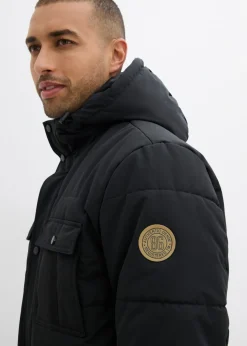 Parka funcional acolchada con prácticos bolsillos, impermeable