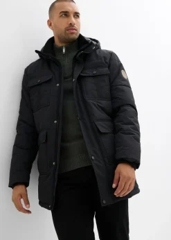 Parka funcional acolchada con prácticos bolsillos, impermeable