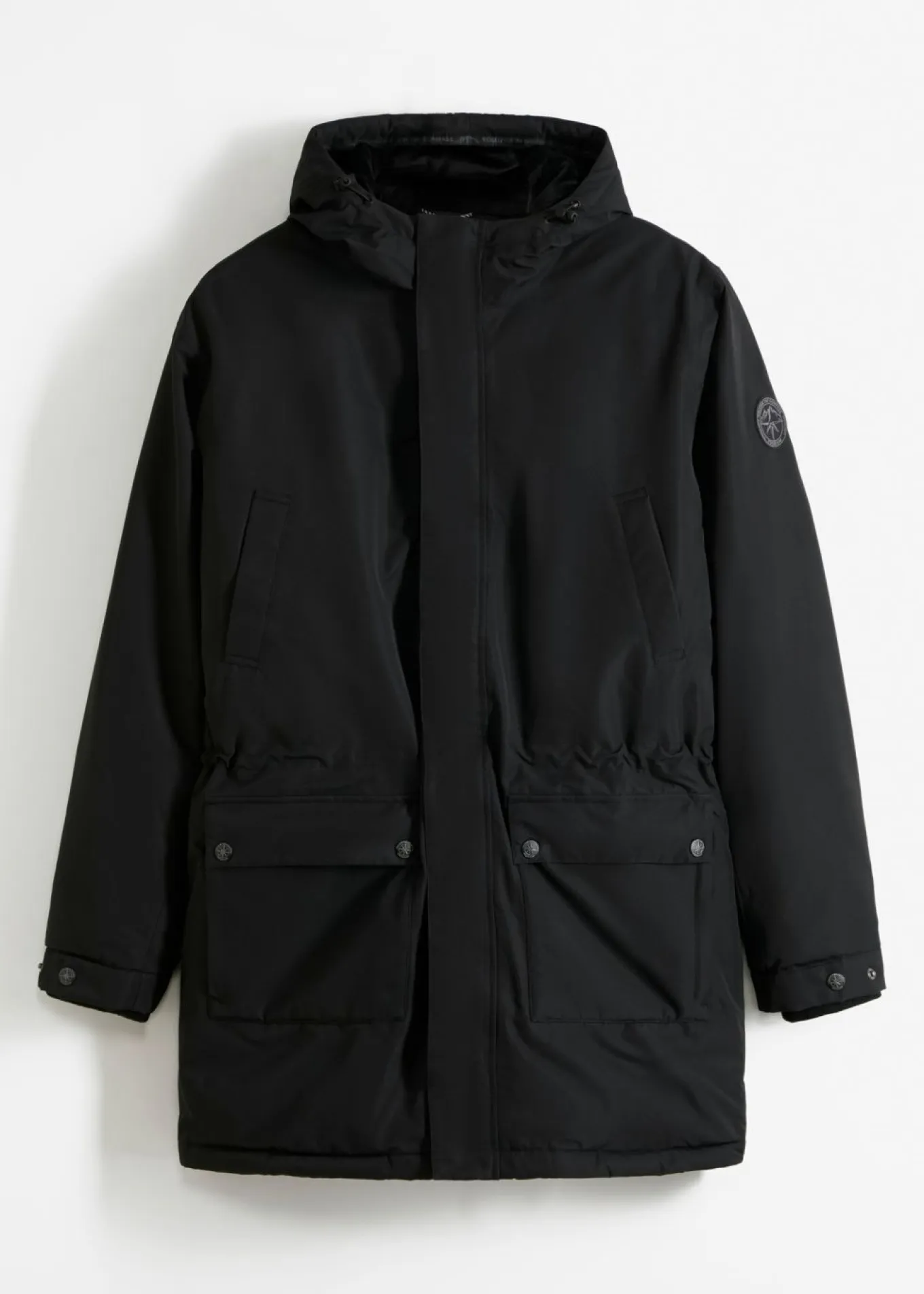 Parka funcional impermeable con plumón auténtico para invierno