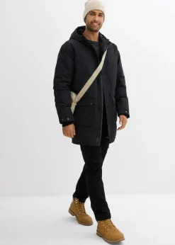 Parka funcional impermeable con plumón auténtico para invierno