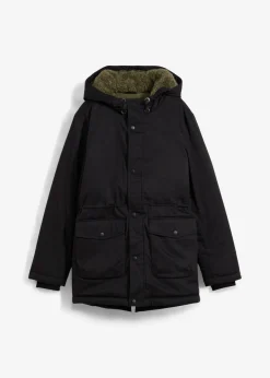 Parka impermeable de invierno con forro cálido