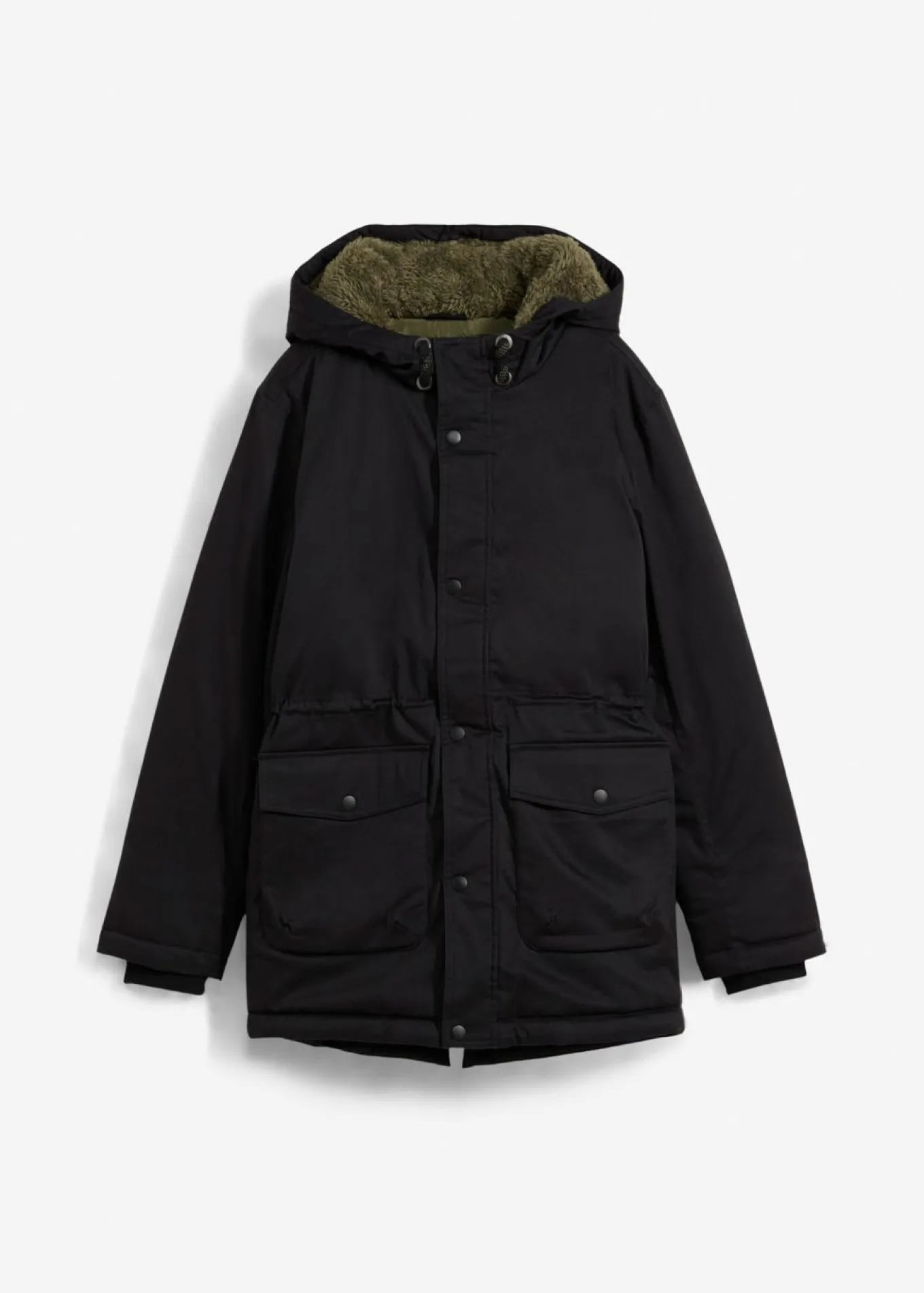 Parka impermeable de invierno con forro cálido
