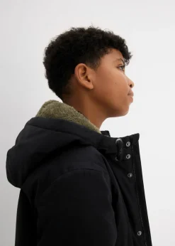 Parka impermeable de invierno con forro cálido