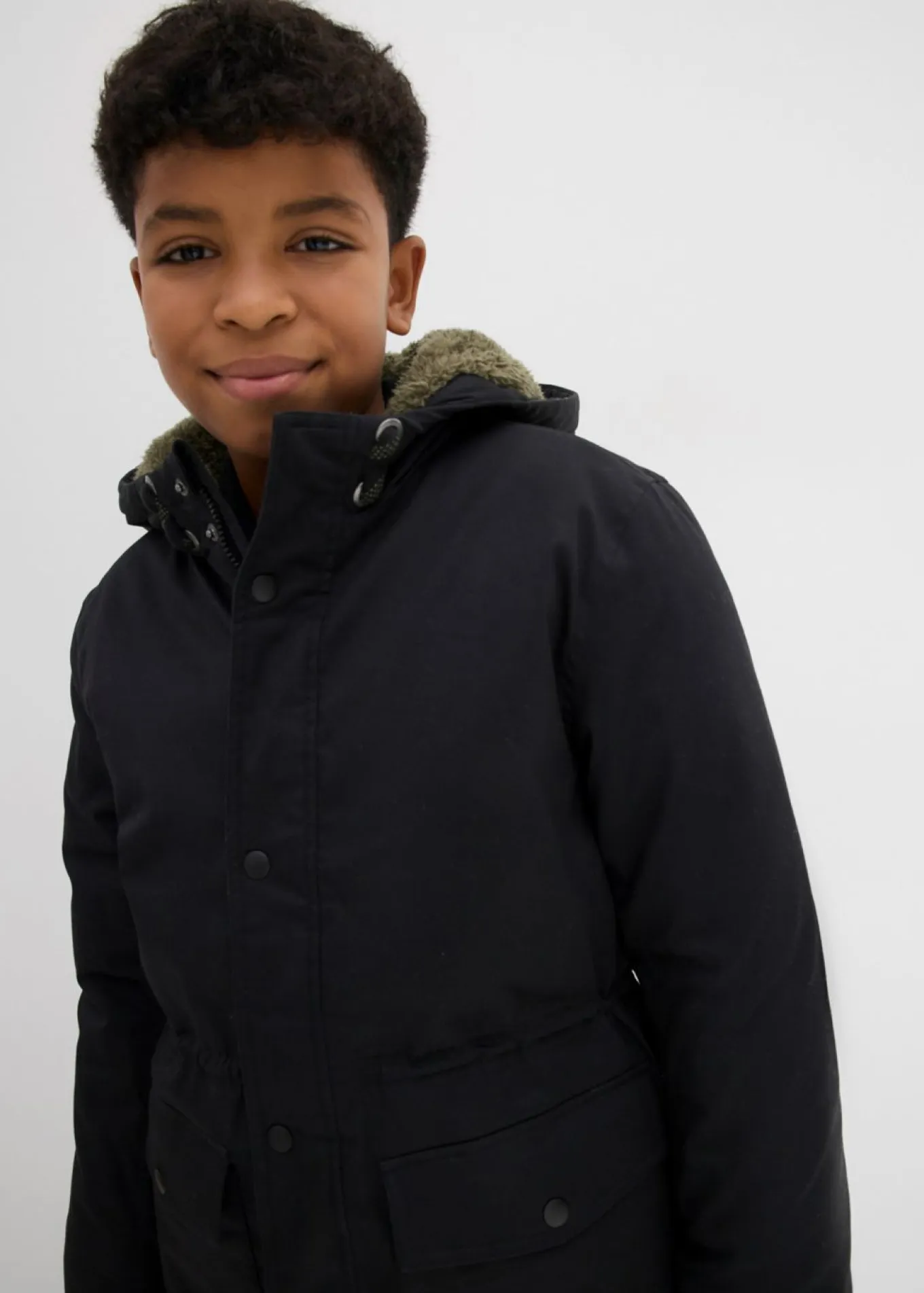 Parka impermeable de invierno con forro cálido
