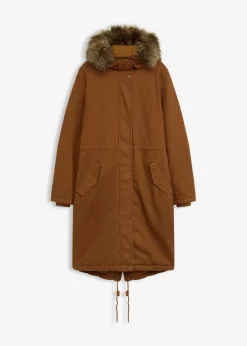Parka larga acolchada
