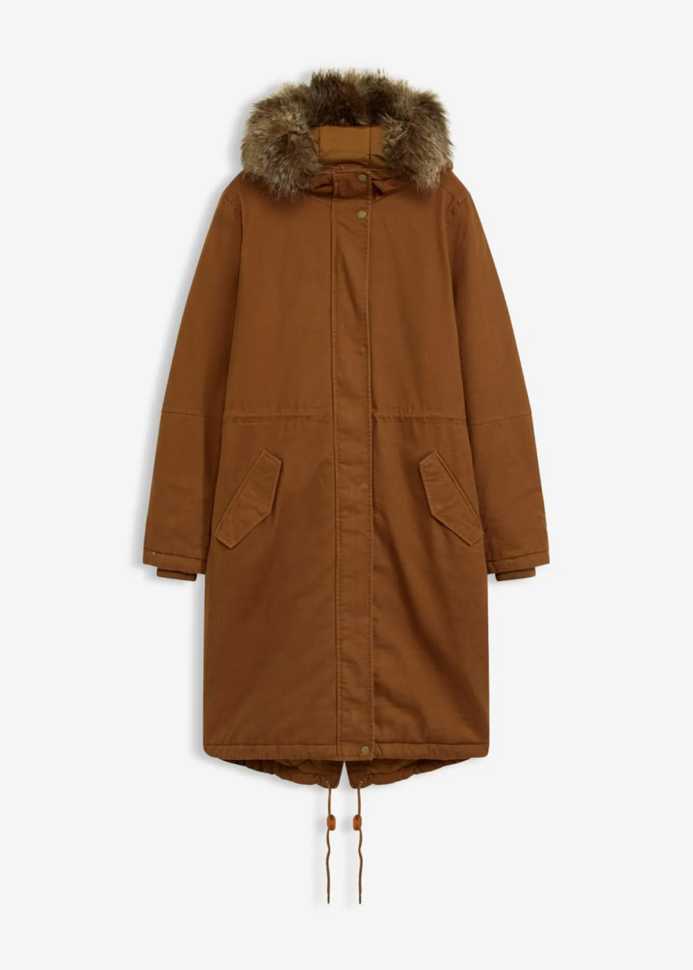 Parka larga acolchada