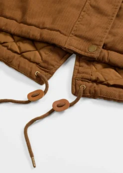 Parka larga acolchada