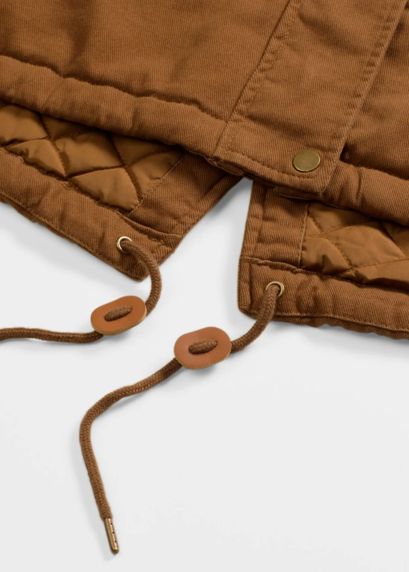 Parka larga acolchada