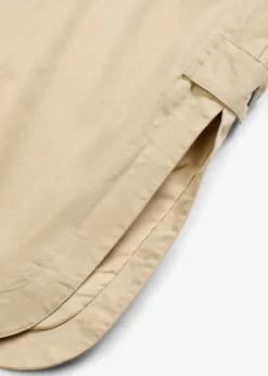Parka larga con capucha