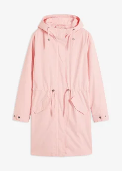 Parka larga con capucha