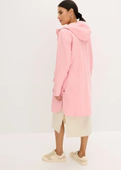 Parka larga con capucha