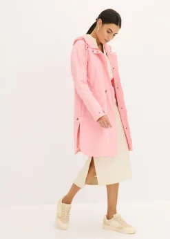 Parka larga con capucha