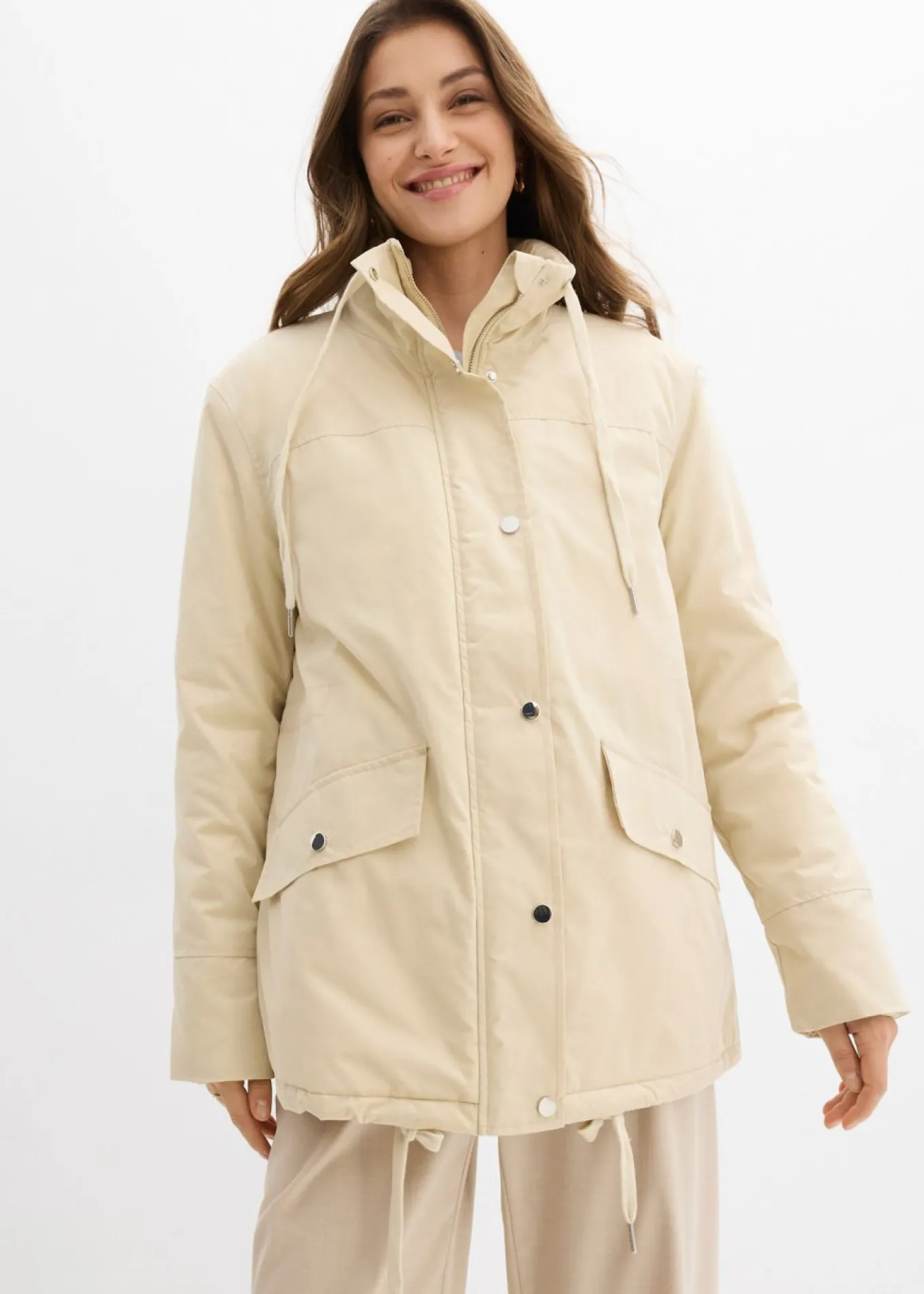 Parka ligeramente acolchada