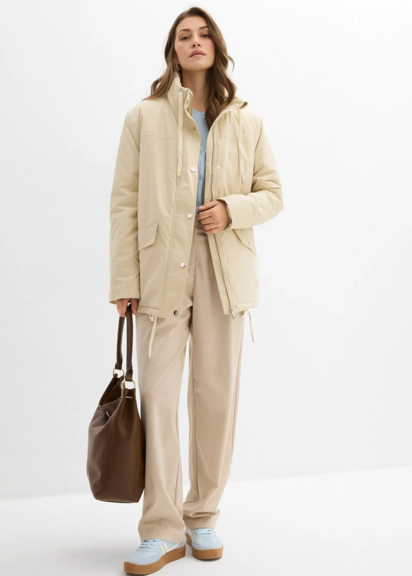 Parka ligeramente acolchada