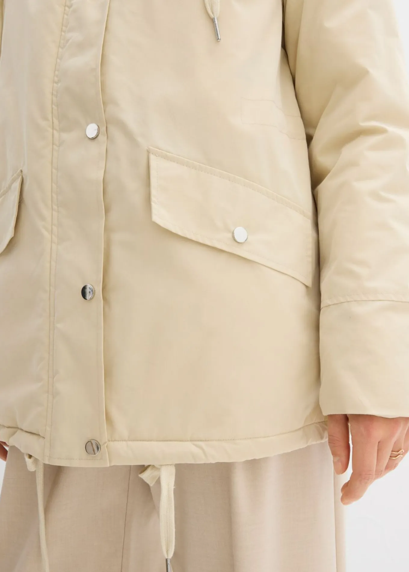 Parka ligeramente acolchada