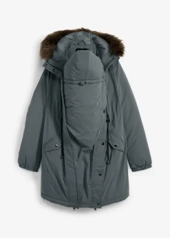 Parka premamá 3 en 1 con inserto de porteo