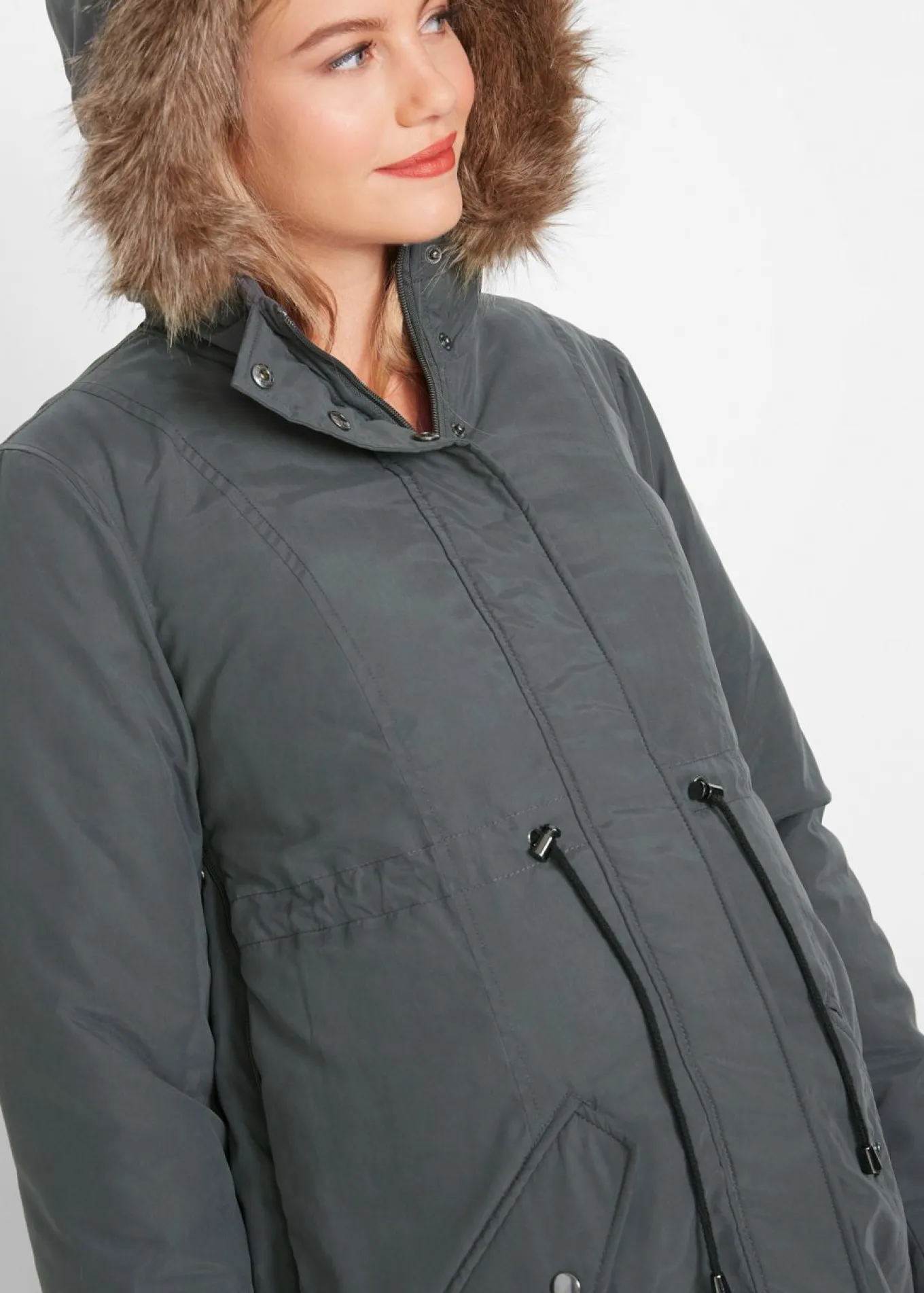 Parka premamá 3 en 1 con inserto de porteo