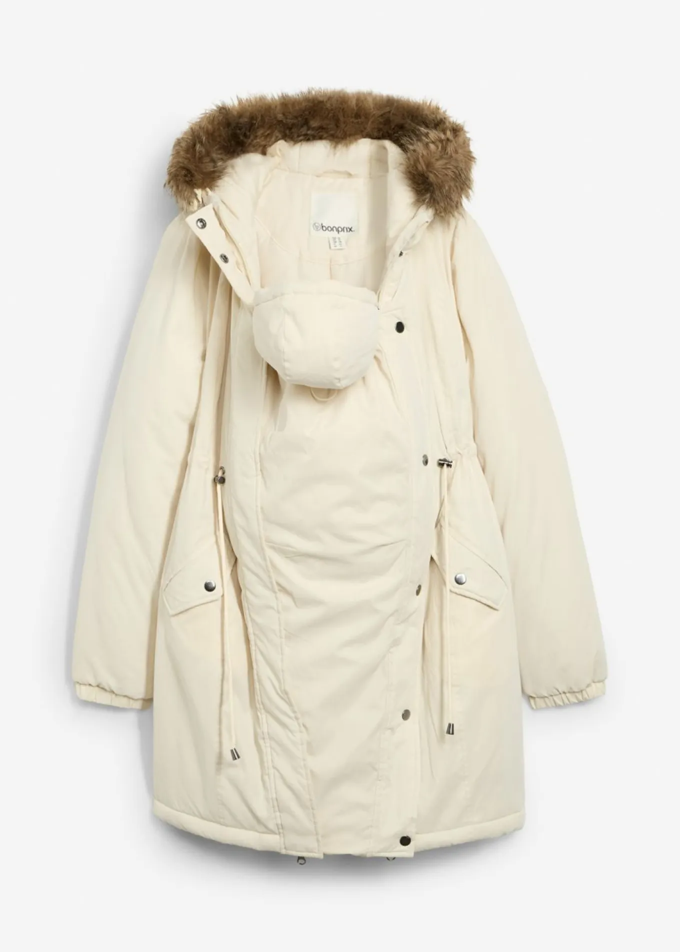 Parka premamá 3 en 1 con inserto de porteo